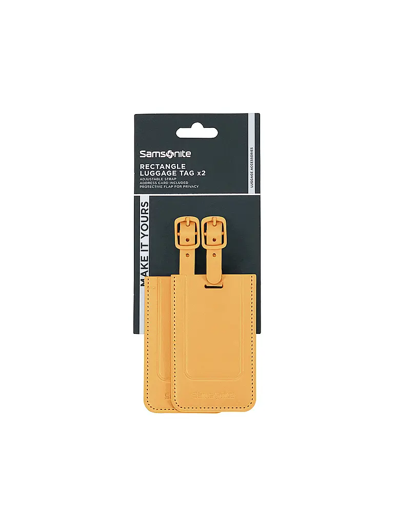 SAMSONITE | Gepäckanhänger TA REVOLUTION 2er Pkg. yellow | 