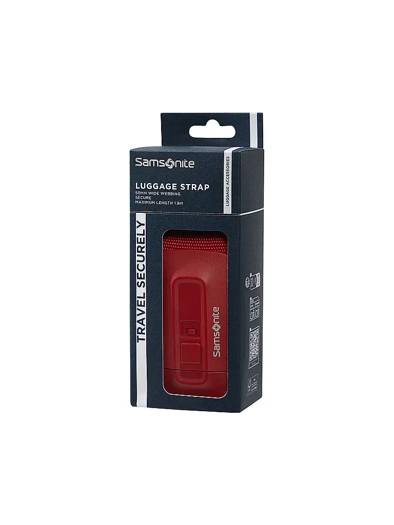 SAMSONITE | Gepäckgurt 50mm red | 