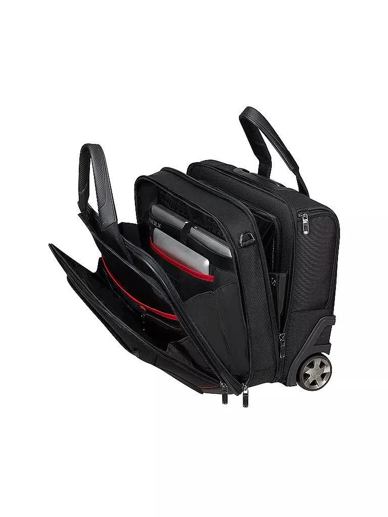 SAMSONITE | Laptoptasche mit Rollen PRO-DLX 6 Black | schwarz