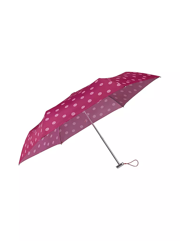 SAMSONITE | Regenschirm - Taschenschirm Alu Drop S viol pink dots | lila