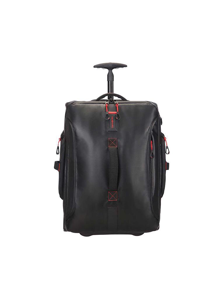 SAMSONITE | Reisetasche/Rucksack auf Rollen 55cm "Paradiver Light"  74780 (Black) | schwarz