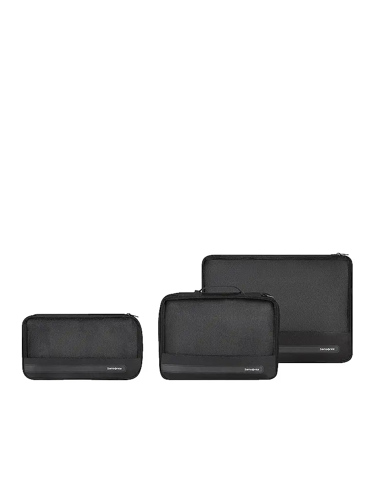 SAMSONITE | Reisezubehör 3er Set Packwürfel TA REVOLUTION Black | schwarz