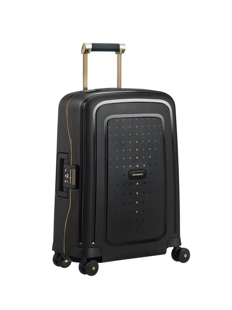 SAMSONITE | S`Cure Spinner 55 cm" (50919 25 Black/Gold) | schwarz