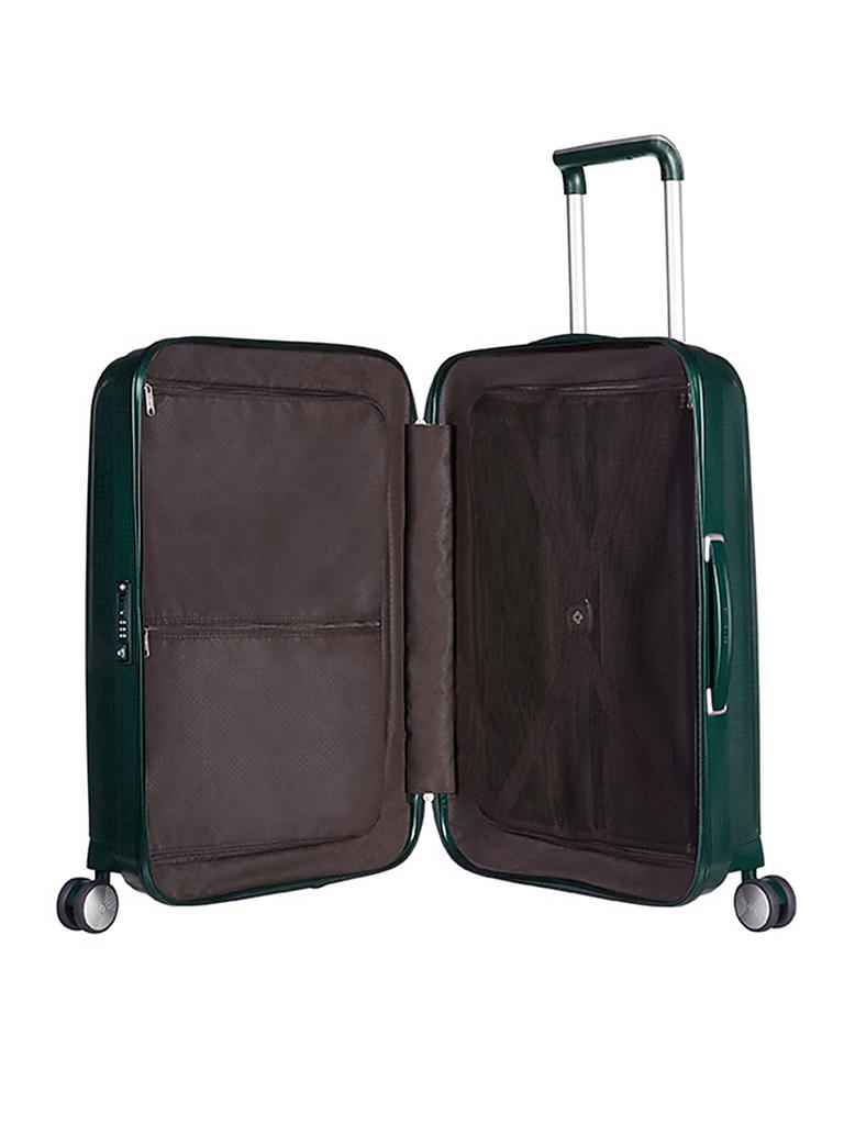 SAMSONITE | Trolley "Lite-Cube" Spinner 76cm (Dark Green) | grün