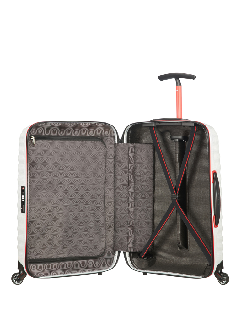 SAMSONITE | Trolley "Lite-Shock Sport Spinner" 55 cm (105262 7094 Offwhite) | weiß