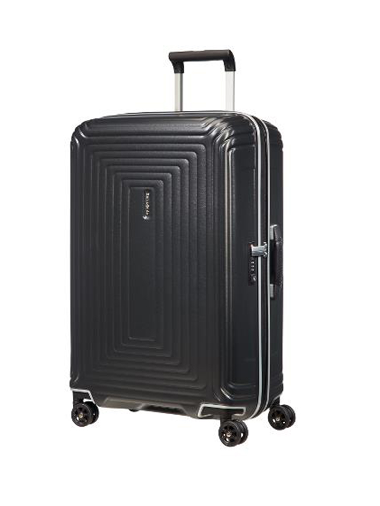 SAMSONITE | Trolley "Neopulse DLX Spinner" 69cm (92033 6494 Matte Titanium) | schwarz