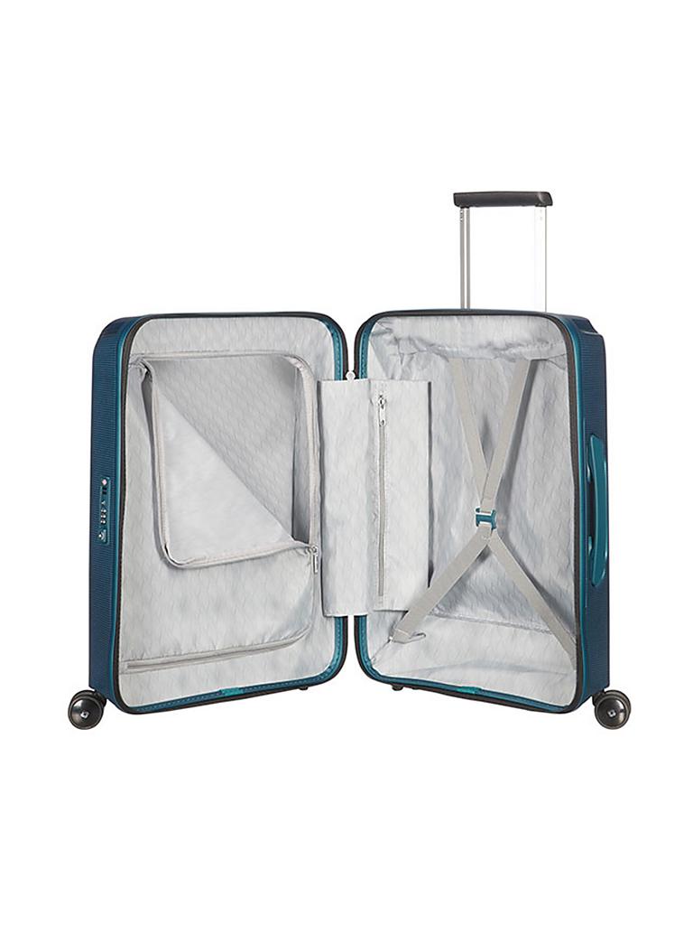 SAMSONITE | Trolley "Optic Spinner" 55cm (72686 1542 metallic green) | petrol