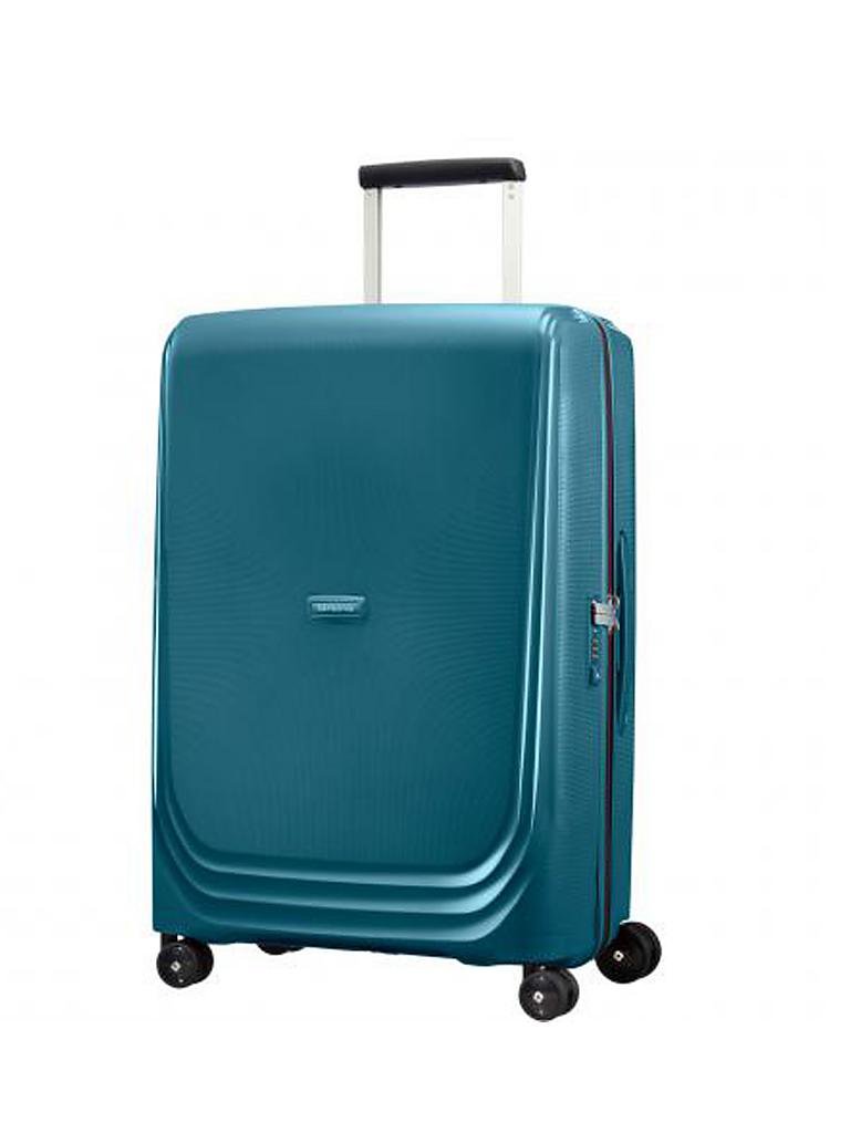 SAMSONITE | Trolley "Optic Spinner" 69cm (72687 1542 metallic green) | petrol