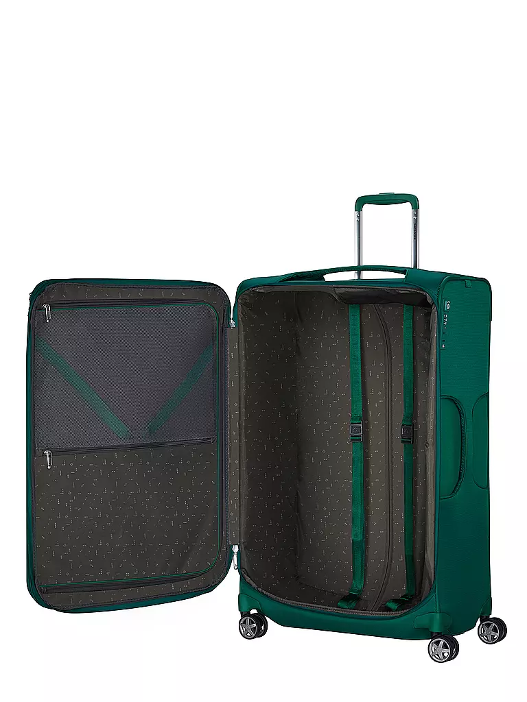 SAMSONITE | Trolley  D'LITE SPINNER 78cm erweiterbar pine green | dunkelgrün