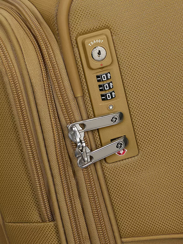 SAMSONITE | Trolley  D'LITE SPINNER 71cm erweiterbar mustard yellow | gelb