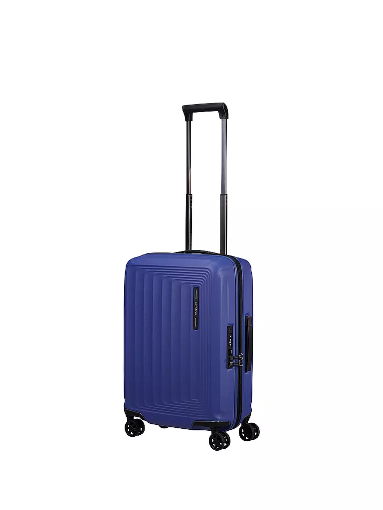 SAMSONITE | Trolley  NUON SPINNER 55cm erweiterbar matt Nautical B  | blau