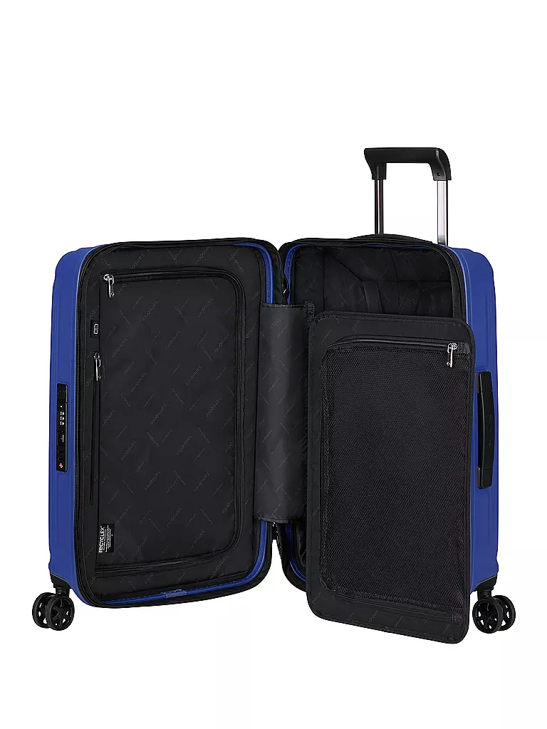 SAMSONITE | Trolley  NUON SPINNER 55cm erweiterbar matt Nautical B  | blau