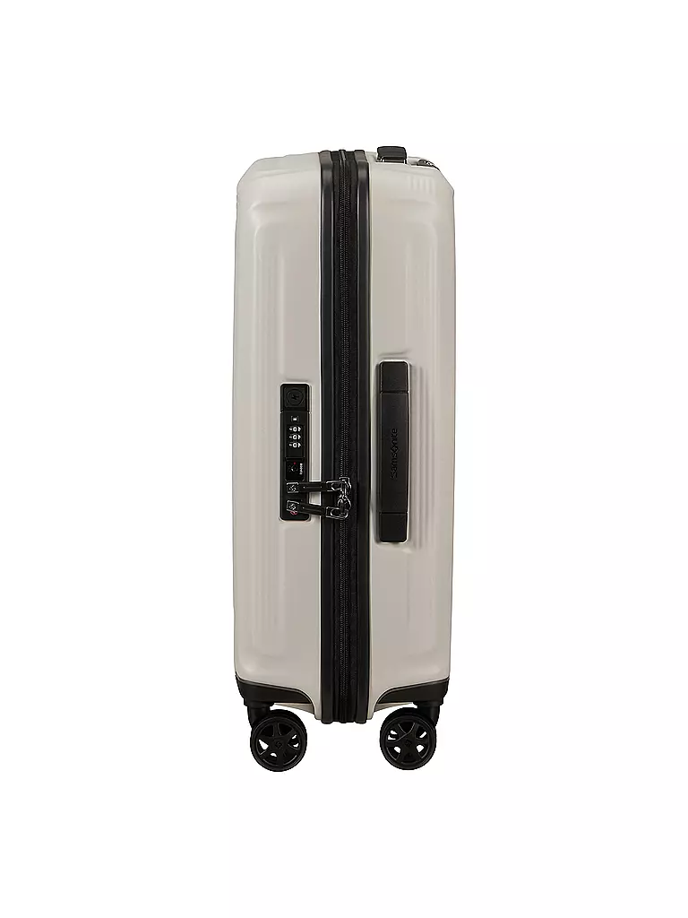 SAMSONITE | Trolley  NUON SPINNER 55cm erweiterbar matt quartz | weiss