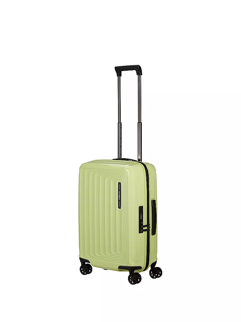 SAMSONITE | Trolley  NUON SPINNER 55cm erweiterbar metallic melon | hellgrau