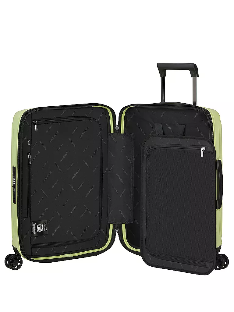 SAMSONITE | Trolley  NUON SPINNER 55cm erweiterbar metallic melon | hellgrau