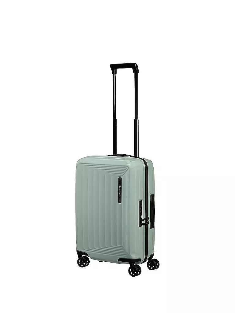 SAMSONITE | Trolley  NUON SPINNER 55cm erweiterbar metallic minera | hellgrau