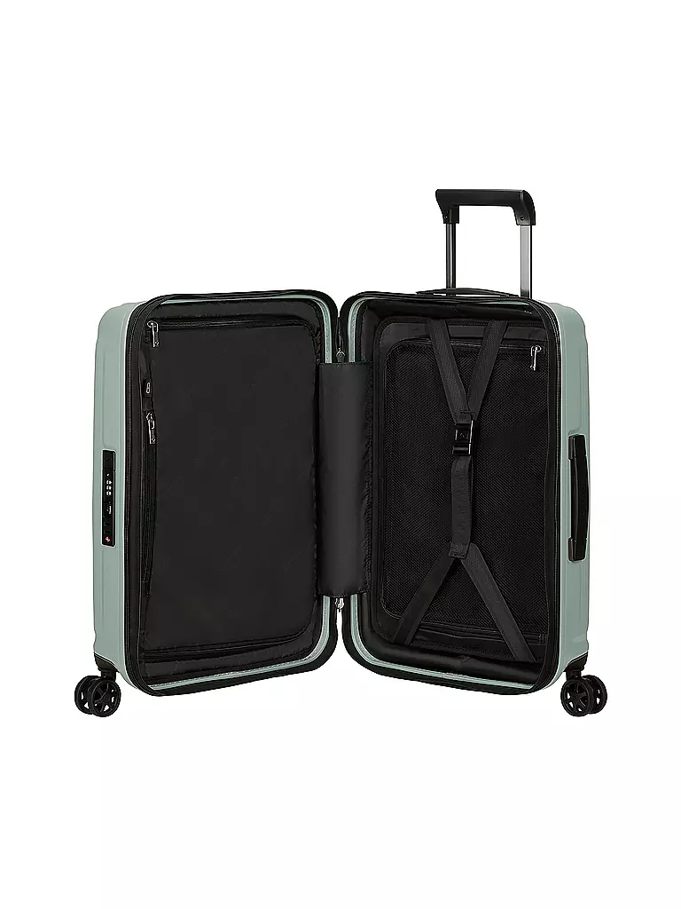 SAMSONITE | Trolley  NUON SPINNER 55cm erweiterbar metallic minera | hellgrau