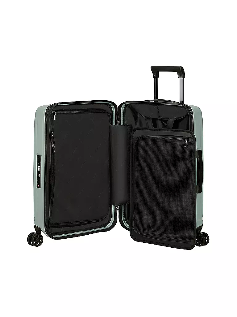 SAMSONITE | Trolley  NUON SPINNER 55cm erweiterbar metallic minera | hellgrau