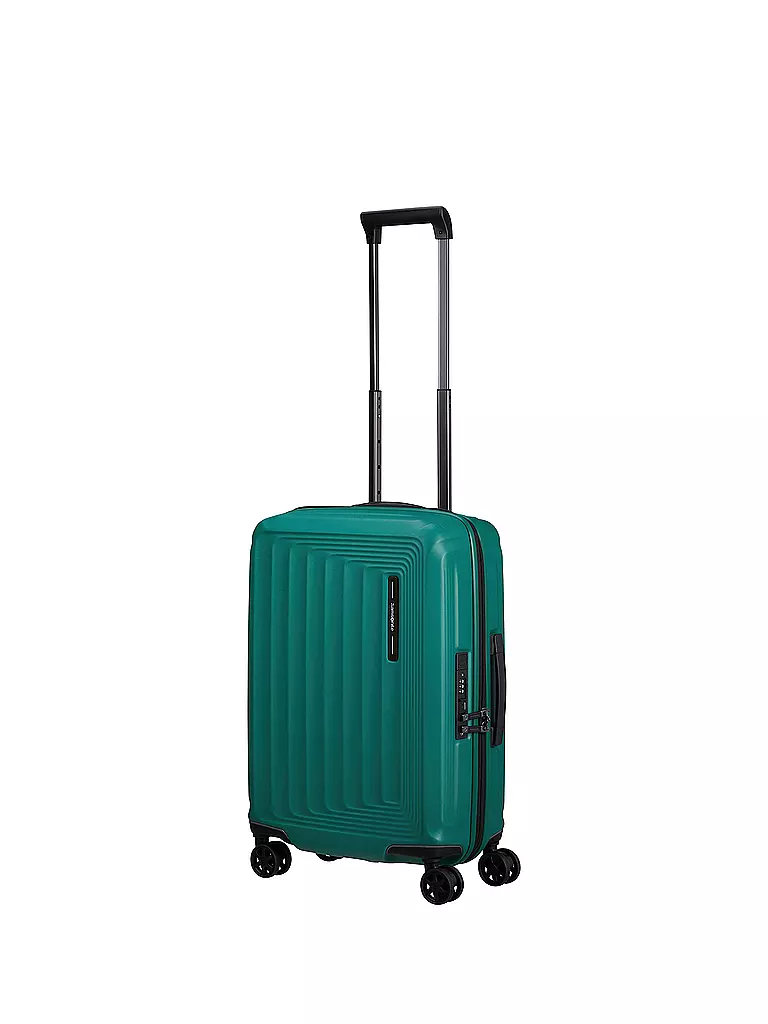 SAMSONITE | Trolley  NUON SPINNER 55cm erweiterbar pine green | orange