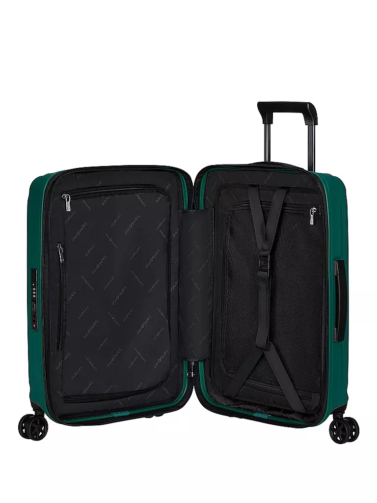 SAMSONITE | Trolley  NUON SPINNER 55cm erweiterbar pine green | orange