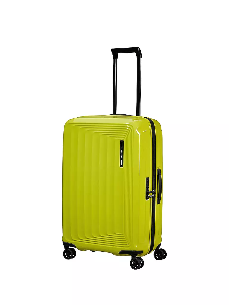 SAMSONITE | Trolley  NUON SPINNER 69cm erweiterbar metallic lime | rot