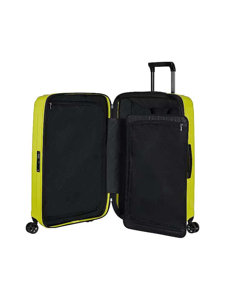 SAMSONITE | Trolley  NUON SPINNER 69cm erweiterbar metallic lime | rot