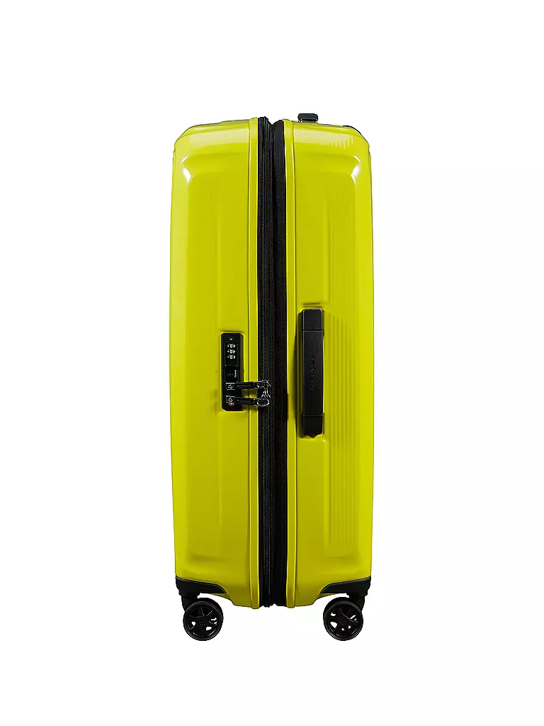 SAMSONITE | Trolley  NUON SPINNER 69cm erweiterbar metallic lime | rot