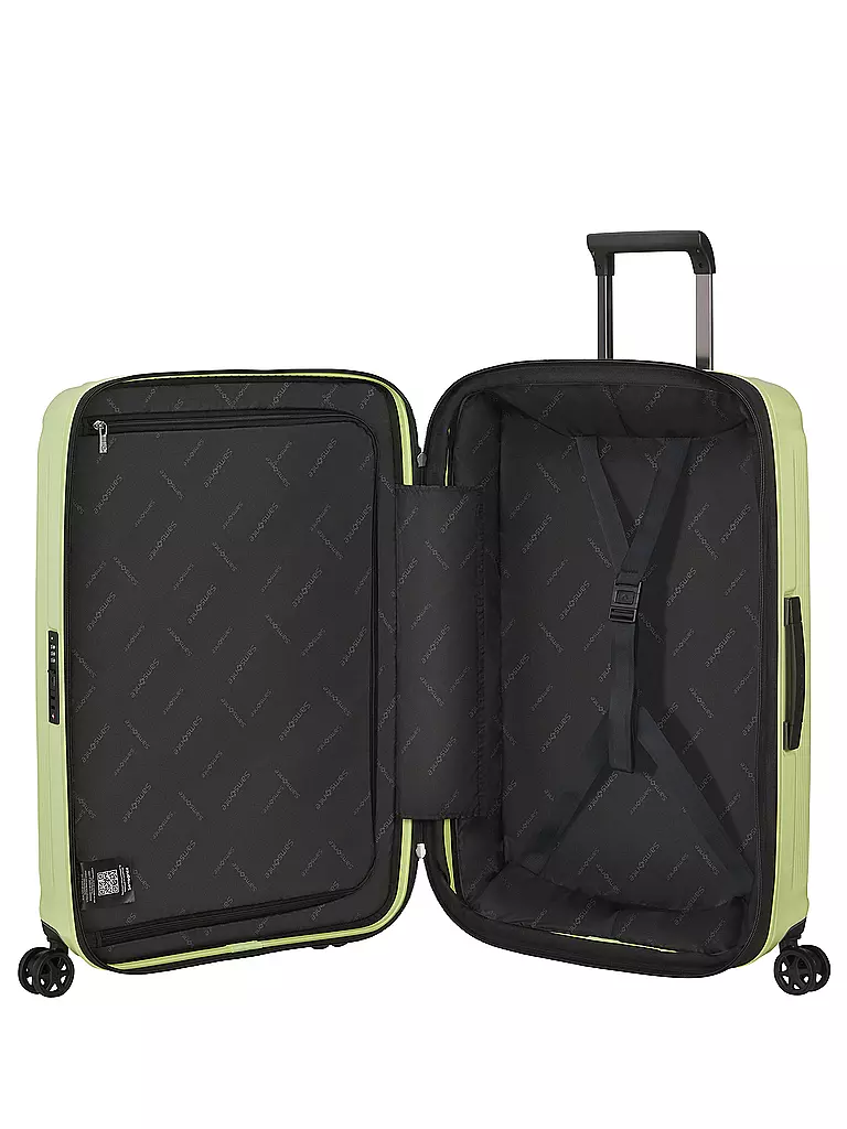 SAMSONITE | Trolley  NUON SPINNER 69cm erweiterbar metallic melon | hellgrau