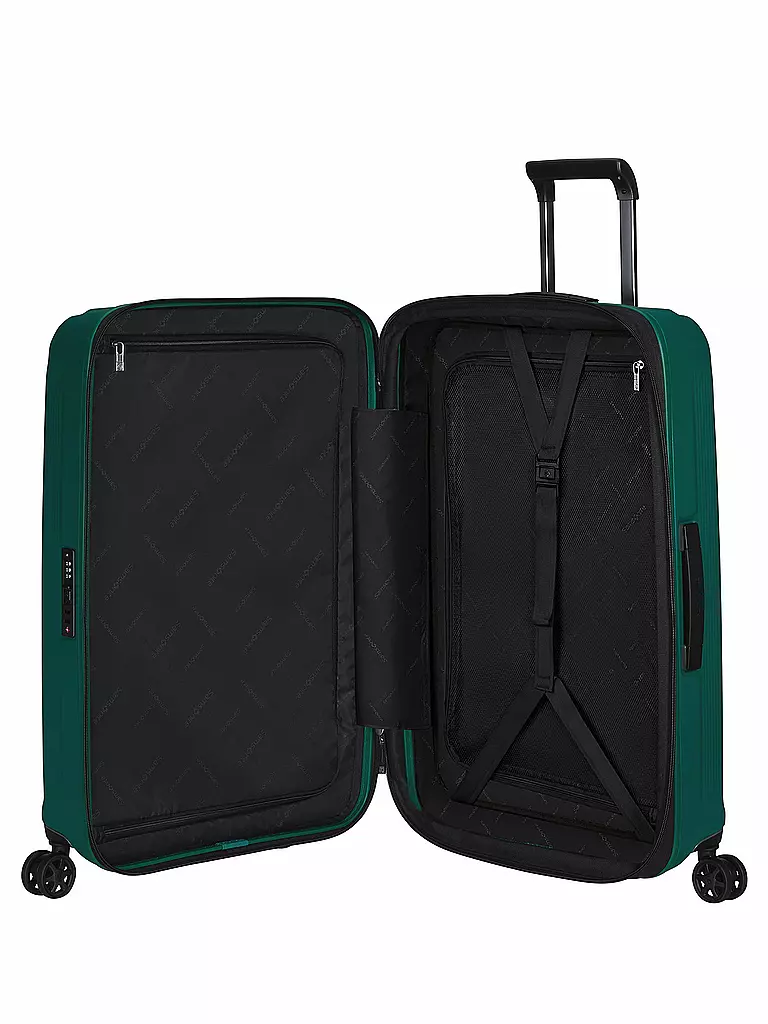 SAMSONITE | Trolley  NUON SPINNER 69cm erweiterbar pine green | orange