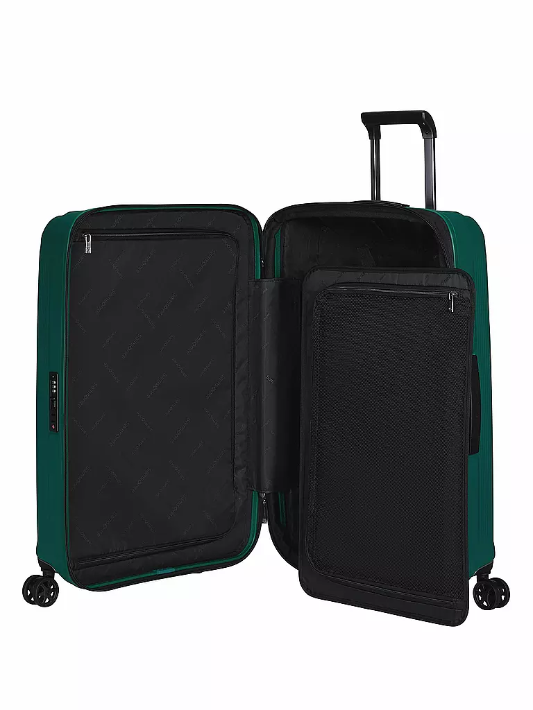 SAMSONITE | Trolley  NUON SPINNER 69cm erweiterbar pine green | orange