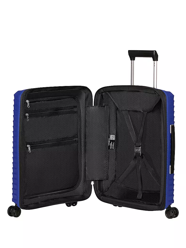 SAMSONITE | Trolley  UPSCAPE SPINNER 55cm erweiterbar nautical blue | weiss