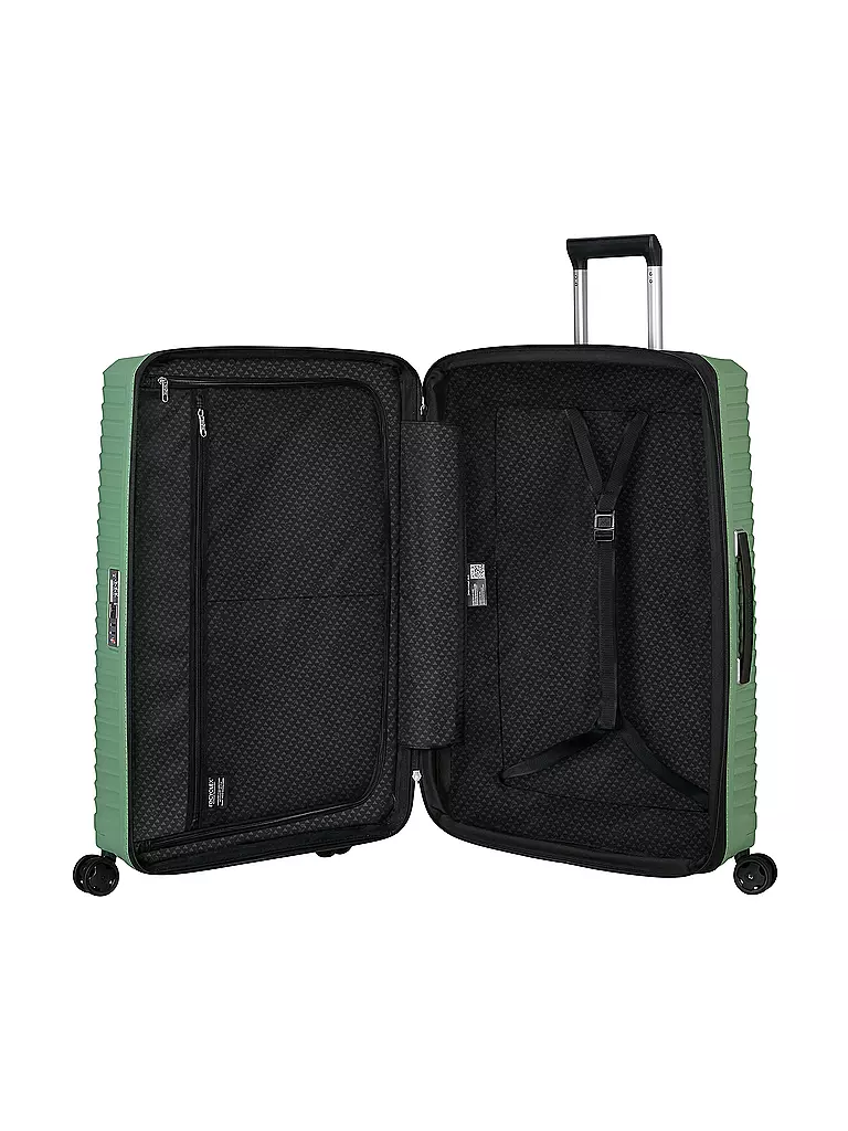 SAMSONITE | Trolley  UPSCAPE SPINNER 68cm erweiterbar stone green | schwarz