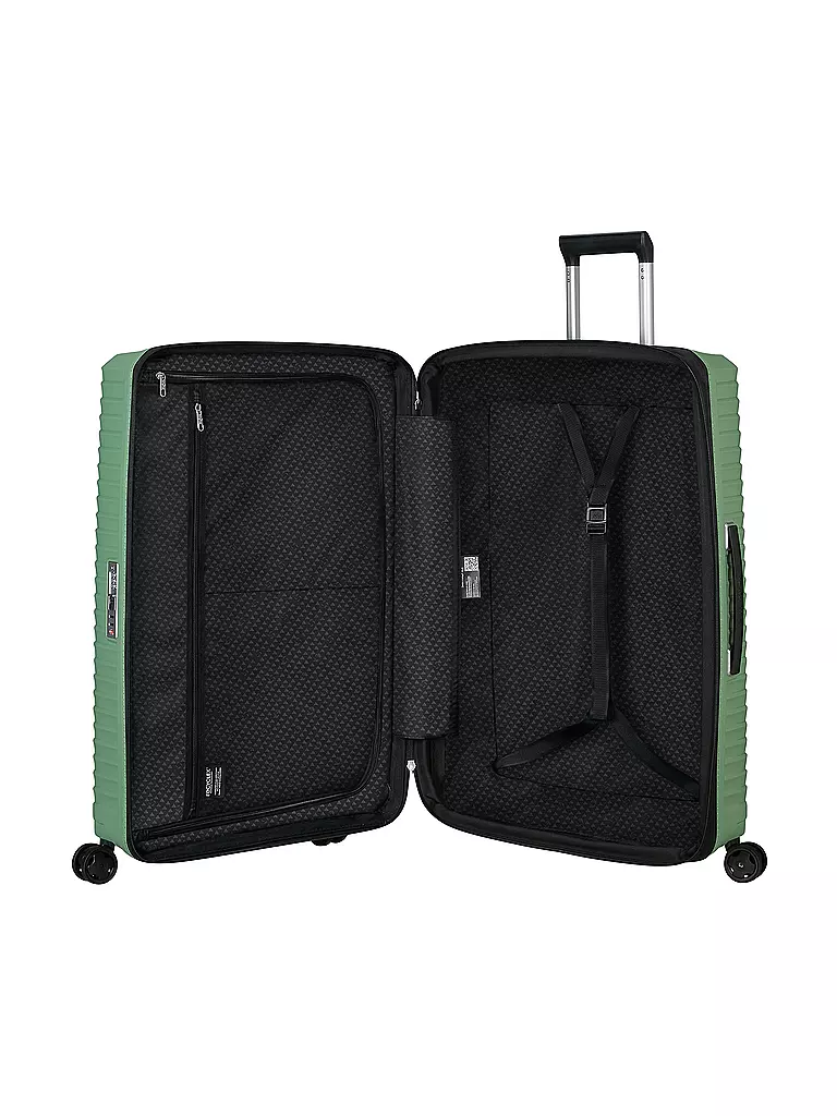 SAMSONITE | Trolley  UPSCAPE SPINNER 75cm erweiterbar stone green | schwarz