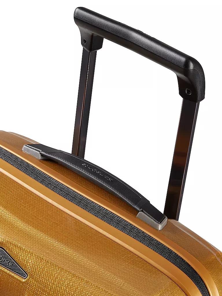 SAMSONITE | Trolley 55cm erweiterbar MAJOR-LITE SPINNER saffron yellow | schwarz