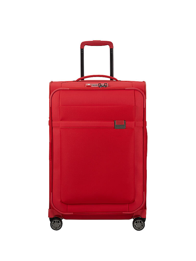 SAMSONITE Trolley Airea Spinner 67cm erweiterbar Hibiscus Red rot