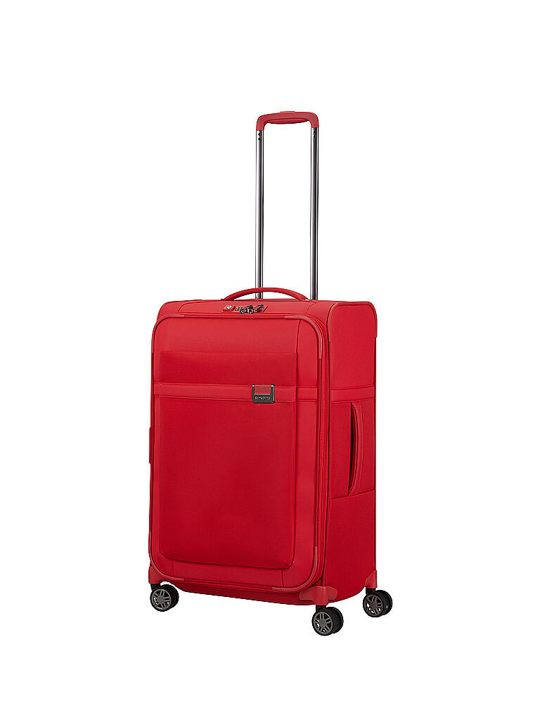 SAMSONITE Trolley Airea Spinner 67cm erweiterbar Hibiscus Red rot