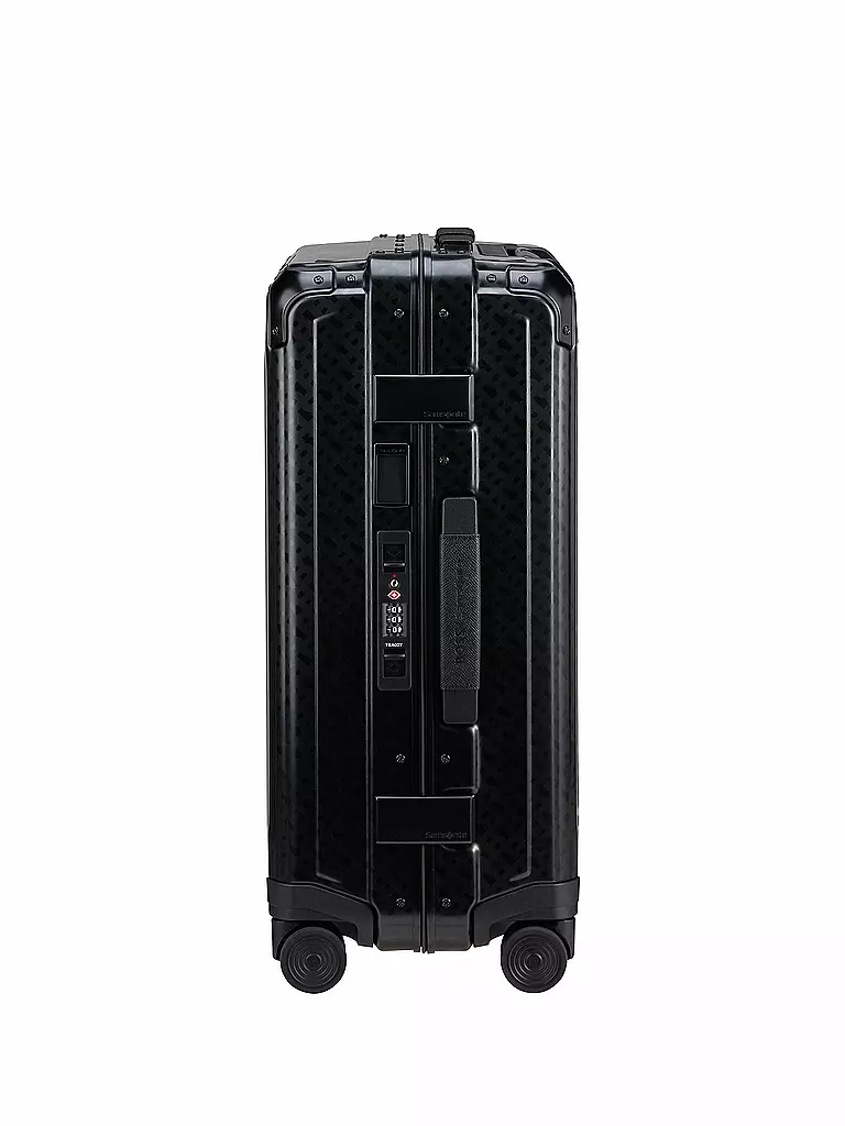 SAMSONITE | Trolley BOSS SPINNER 55cm graphite monogram | schwarz