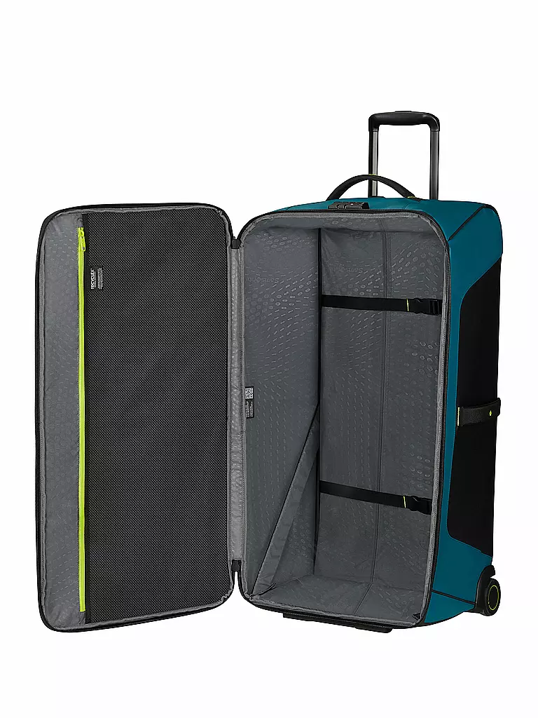 SAMSONITE | Trolley ECODIVER 79 Petrol Blue / Lime | petrol