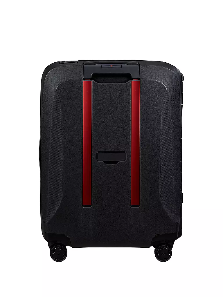 SAMSONITE | Trolley ESSENS SPINNER 55cm charcoal/red  | Schwarz