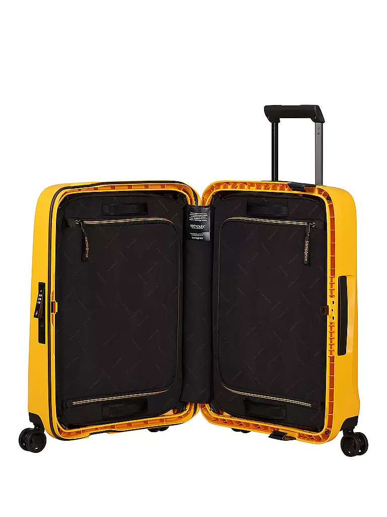 SAMSONITE | Trolley ESSENS SPINNER 55cm radiant yellow | hellblau