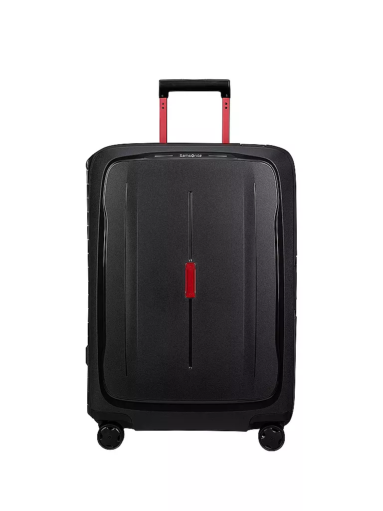 SAMSONITE | Trolley ESSENS SPINNER 69cm charcoal/red | Schwarz