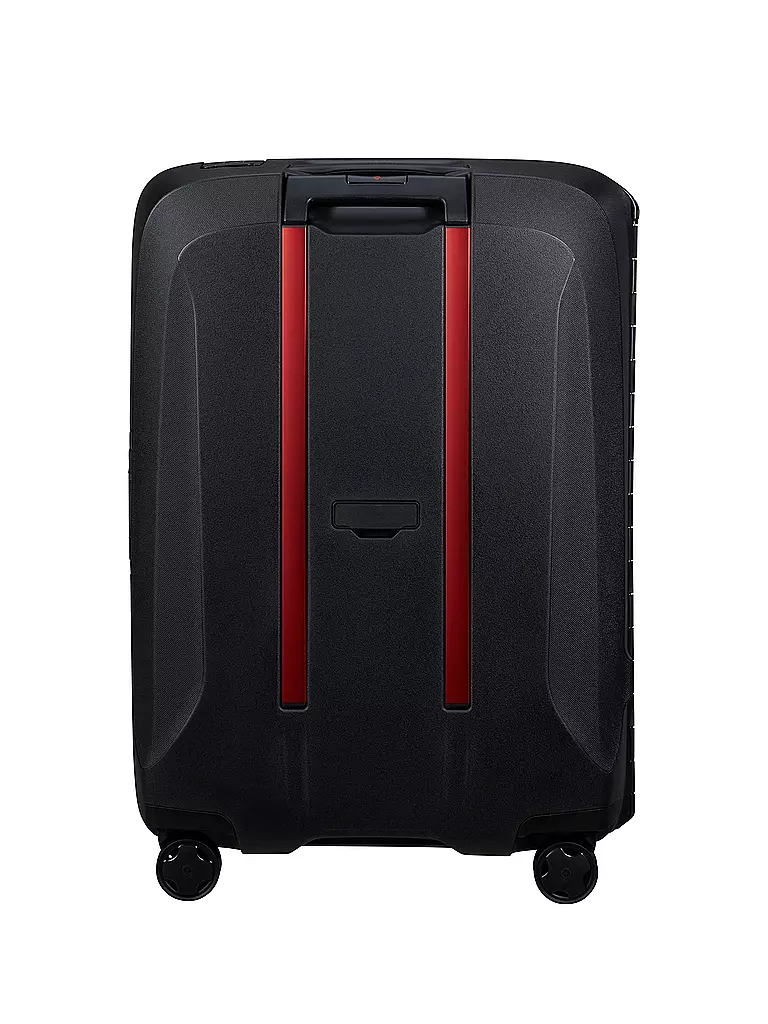 SAMSONITE | Trolley ESSENS SPINNER 69cm charcoal/red | Schwarz