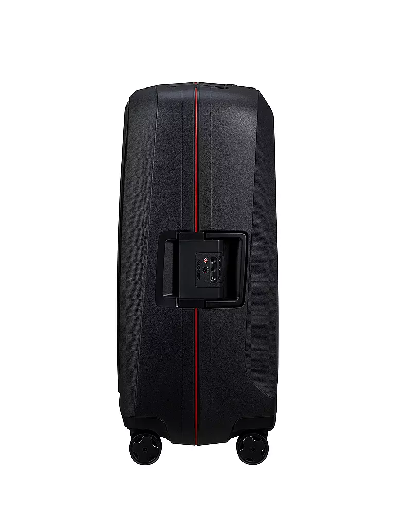 SAMSONITE | Trolley ESSENS SPINNER 69cm charcoal/red | Schwarz