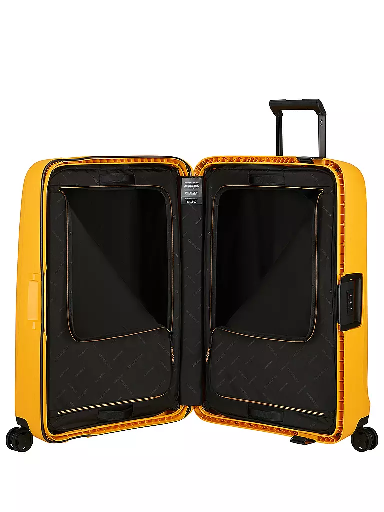 SAMSONITE | Trolley ESSENS SPINNER 69cm radiant yellow | hellblau