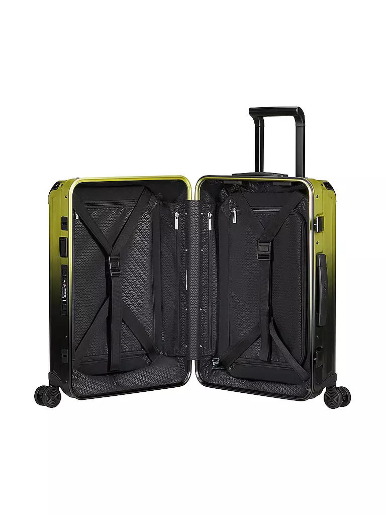 SAMSONITE | Trolley Lite-Box Alu™ 55cm Gradient  Lime | silber