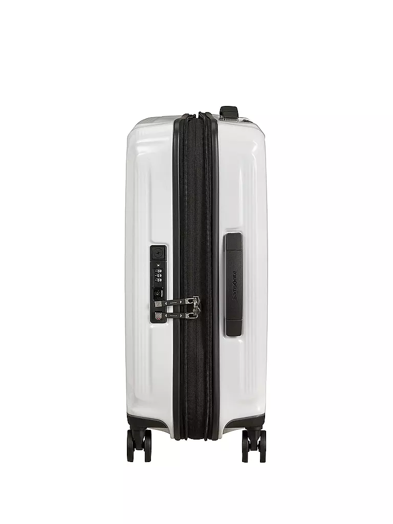 SAMSONITE | Trolley Nuon 55cm erweiterbar Metallic White | weiss