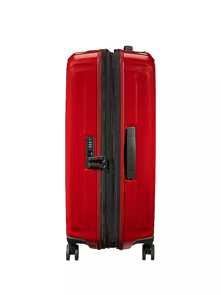 SAMSONITE | Trolley Nuon Spinner 69cm erweiterbar Metallic Red | rot