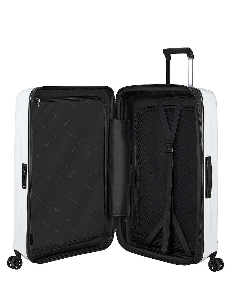 SAMSONITE | Trolley Nuon Spinner 69cm erweiterbar Metallic White | weiss