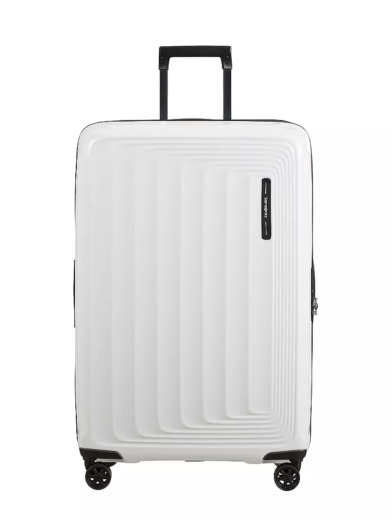 SAMSONITE | Trolley Nuon Spinner 75cm erweiterbar Matallic White | weiss