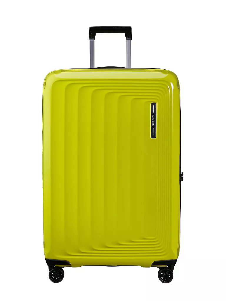 SAMSONITE | Trolley NUON SPINNER 75cm erweiterbar metallic lime  | gelb